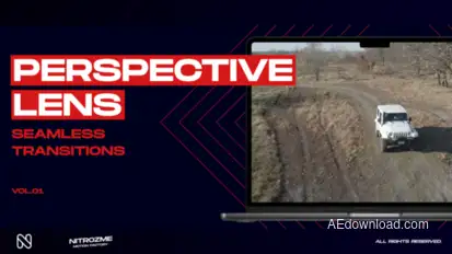 Perspective Lens Transitions Vol. 01 Elements template preview
