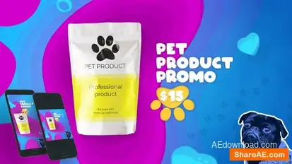 Pet Products Promo Openers template preview