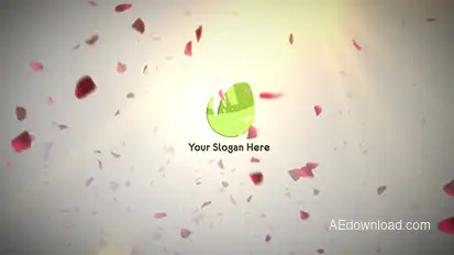 Petals Logo Reveal Logo Stings template preview