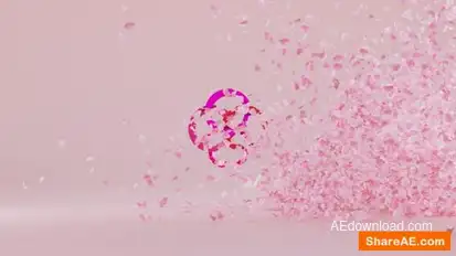 Petals Logo Reveal Logo Stings template preview