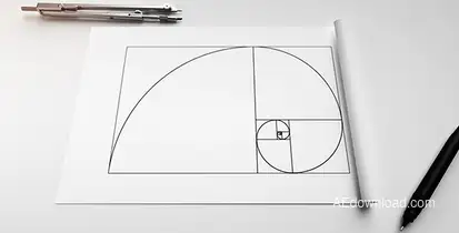 Phi Golden Ratio Logo Logo Stings template preview