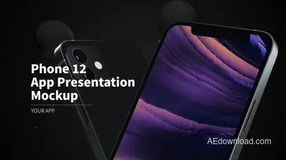 Phone 12 App Presentation Mockup Product Promo template preview