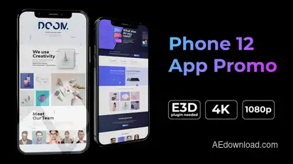 Phone 12 App Promo Product Promo template preview