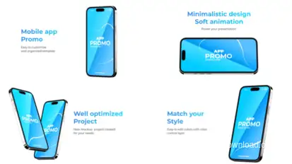 Phone 14 Pro Minimal App Promo Product Promo template preview