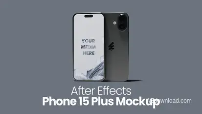 Phone 15 Plus Mockup Product Promo template preview