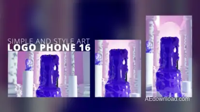 Phone 16 Pro Logo Presentation Logo Stings template preview