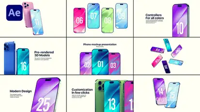 Phone 16 Pro Mockup Product Promo template preview