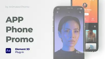 Phone - App Presentation - Mobile App Promo Product Promo template preview
