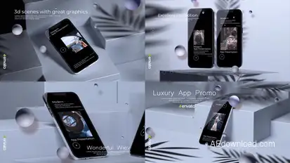 Phone App Mockup Product Promo template preview