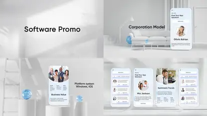 Phone App Promo Product Promo template preview