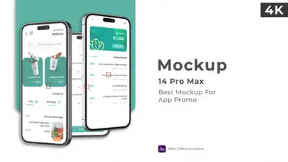 Phone Mockup - 14 Pro Max Product Promo template preview