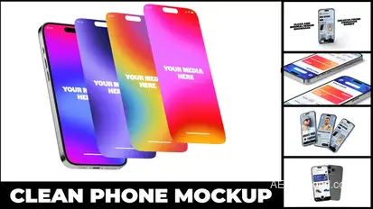 Phone Mockup | Mobile App promo! Product Promo template preview