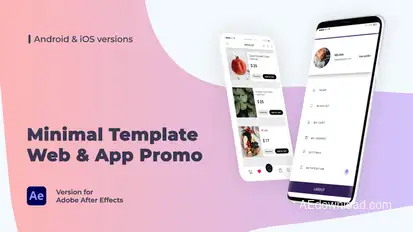 Phone Web / App Promo Product Promo template preview
