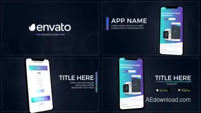 Phone X App Promo Product Promo template preview