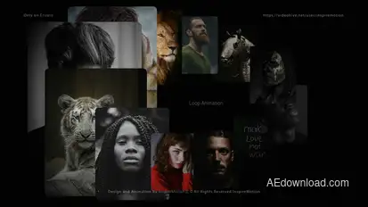 Photo Carousel Pack Video Displays template preview