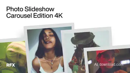 Photo Carousel Slideshow Video Displays template preview