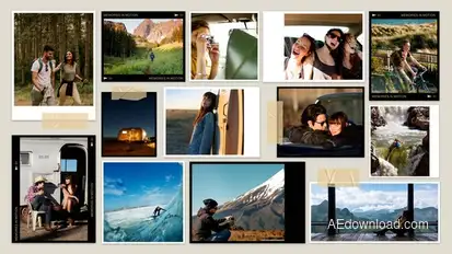 Photo Collage Video Template Elements template preview