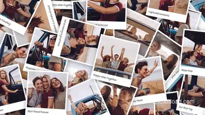 Photo Collage Video Template Elements template preview