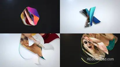 Photo Flip Logo Reveal Logo Stings template preview