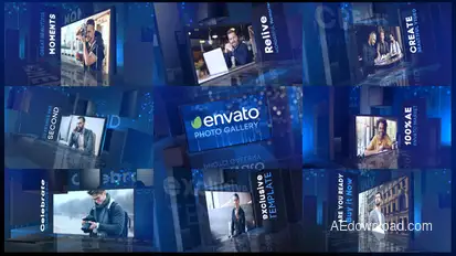 Photo Gallery Video Displays template preview