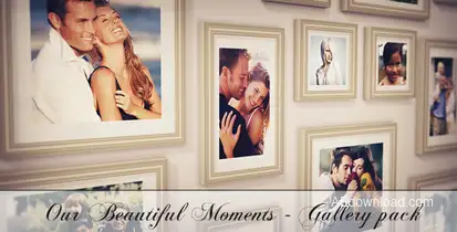Photo Gallery Pack - Our Beautiful Moments Video Displays template preview