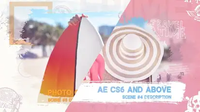 Photo Journey Slides Video Displays template preview