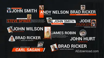 Photo Lower Thirds Elements template preview