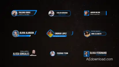 Photo Lower Thirds Openers template preview