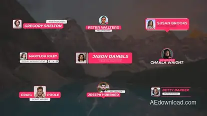 Photo Lower Thirds Elements template preview