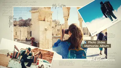 Photo Memories Slideshow Video Displays template preview