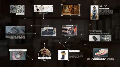 Photo or Video Call-Out Infographics template preview