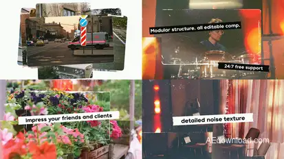 Photo Promo | Collage Slideshow | Films Style Video Displays template preview