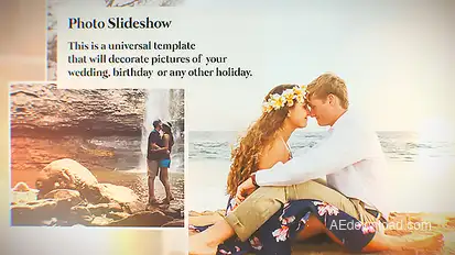Elegant Photo Slideshow Video Displays template preview