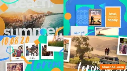 Photo Slideshow Openers template preview