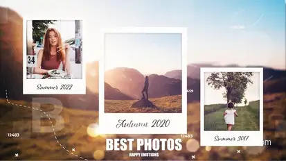 Photo Slideshow Video Displays template preview