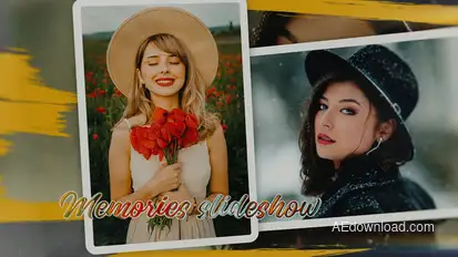 Photo Slideshow - Bright Memories Video Displays template preview