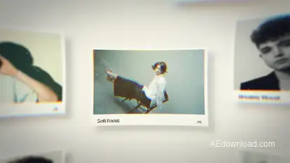 Photo slideshow Focus Shift Slideshow Openers template preview