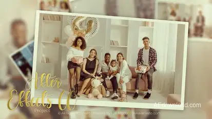 Photo Slideshow Happy Birthday Video Displays template preview