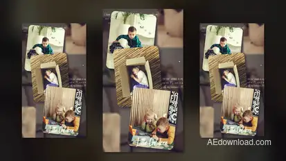 Photo Slideshow Vertical Video Displays template preview