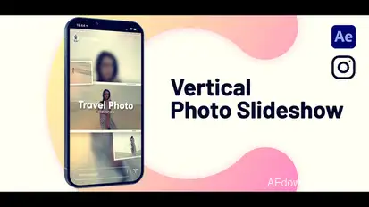Photo Slideshow Vertical Openers template preview
