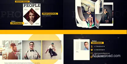 Photobook Video Displays template preview