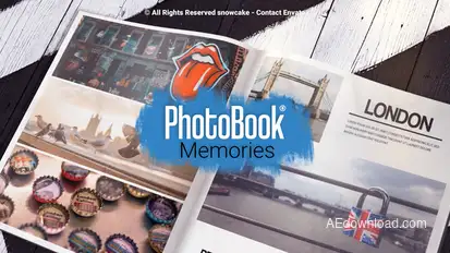 PhotoBook Memories Product Promo template preview
