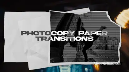 Photocopy Paper Transitions Elements template preview