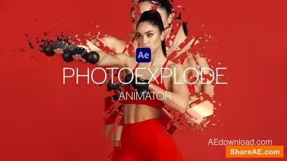 PhotoExplode Animator Openers template preview