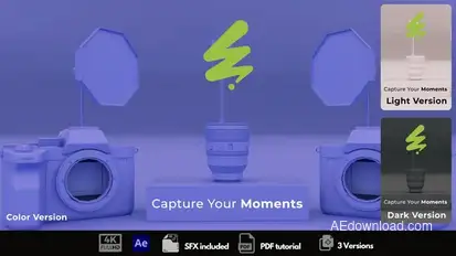 Photographer Logo Logo Stings template preview