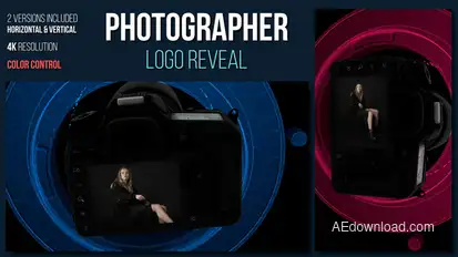 Photographer Logo Reveal Openers template preview