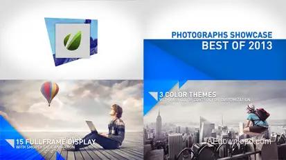Photographs Slides Video Displays template preview