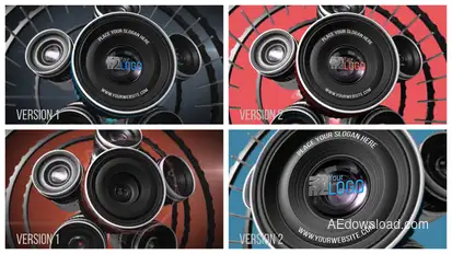 Photography Lens Logo 2 Logo Stings template preview