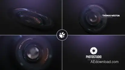 Photography Logo Reveal Logo Stings template preview