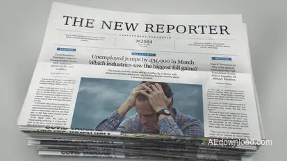Photoreal Newspaper 4K | Breaking News broadcast-packages template preview